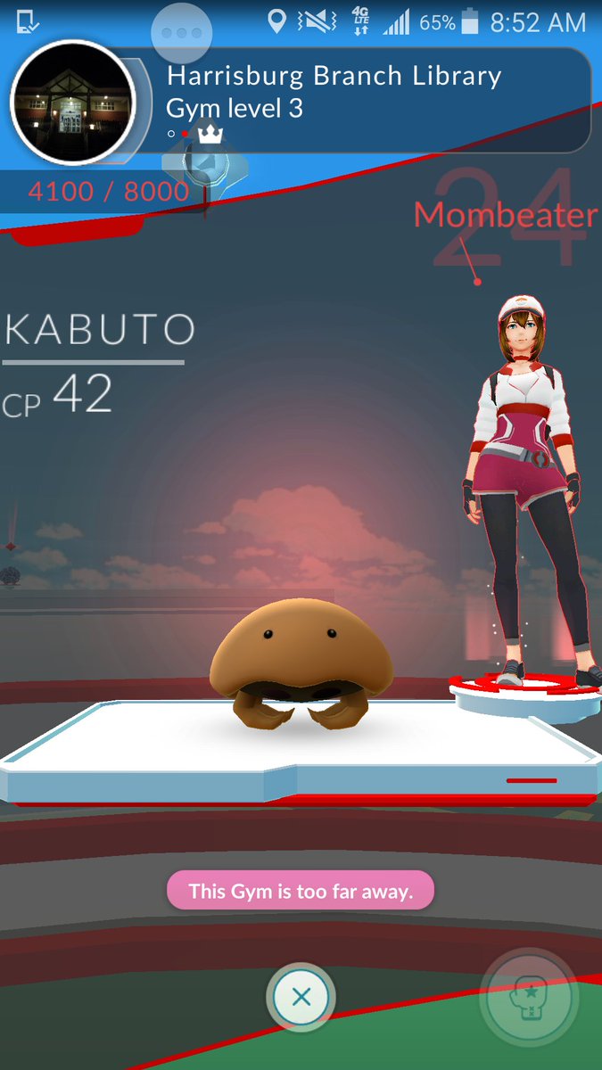 electr0skank's tweet image. Take our gym right in front of us and we send a message.  #teamrocket #teamrocketgo #pokemongo #pokemon