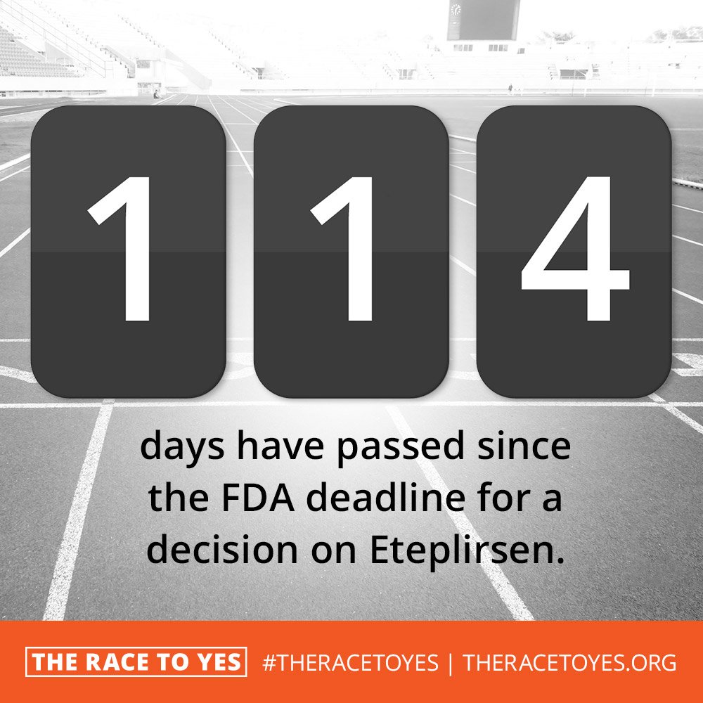 TheRacetoYes's tweet photo. @US_FDA #MakeDuchenneHistory #eteplirsen https://t.co/73U9ZA4Pz7