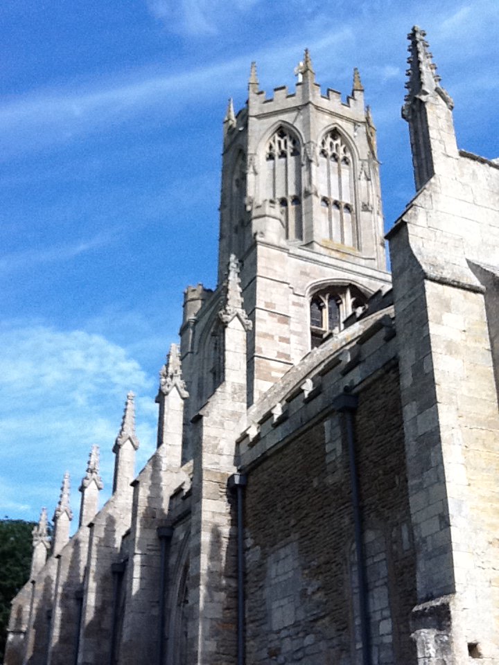 Beautiful Fotheringhay Church in September