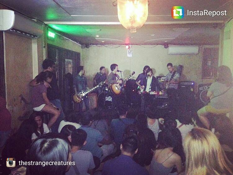 TeamUDD's tweet photo. @thestrangecreatures last night at Terno Inferno and Giniling Festival's LL music video launch. https://t.co/wtzjpW1lDC