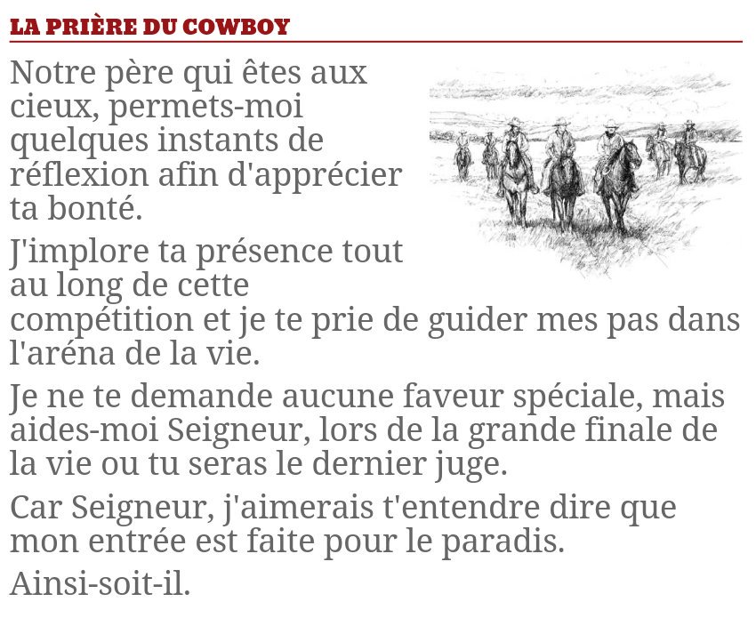 eddy269's tweet photo. Amen... #StTite #Cowboy #Cowgirl #Rodeo #PrayforCowboy #Quebec #Canada https://t.co/2zeeve6WV7
