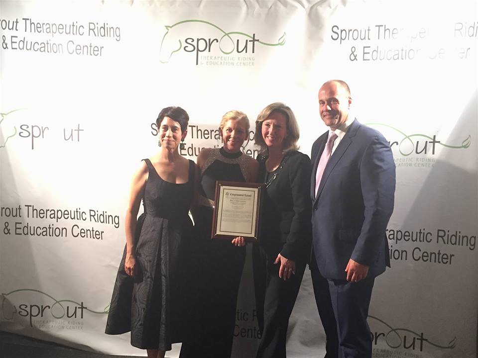 RepComstock's tweet image. Honored to join Brooke Waldron for the first Sprout Gala to benefit @sprout_center therapeutic riding program. #VA10