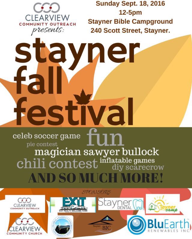 Check out the #Stayner Fall Festival today!