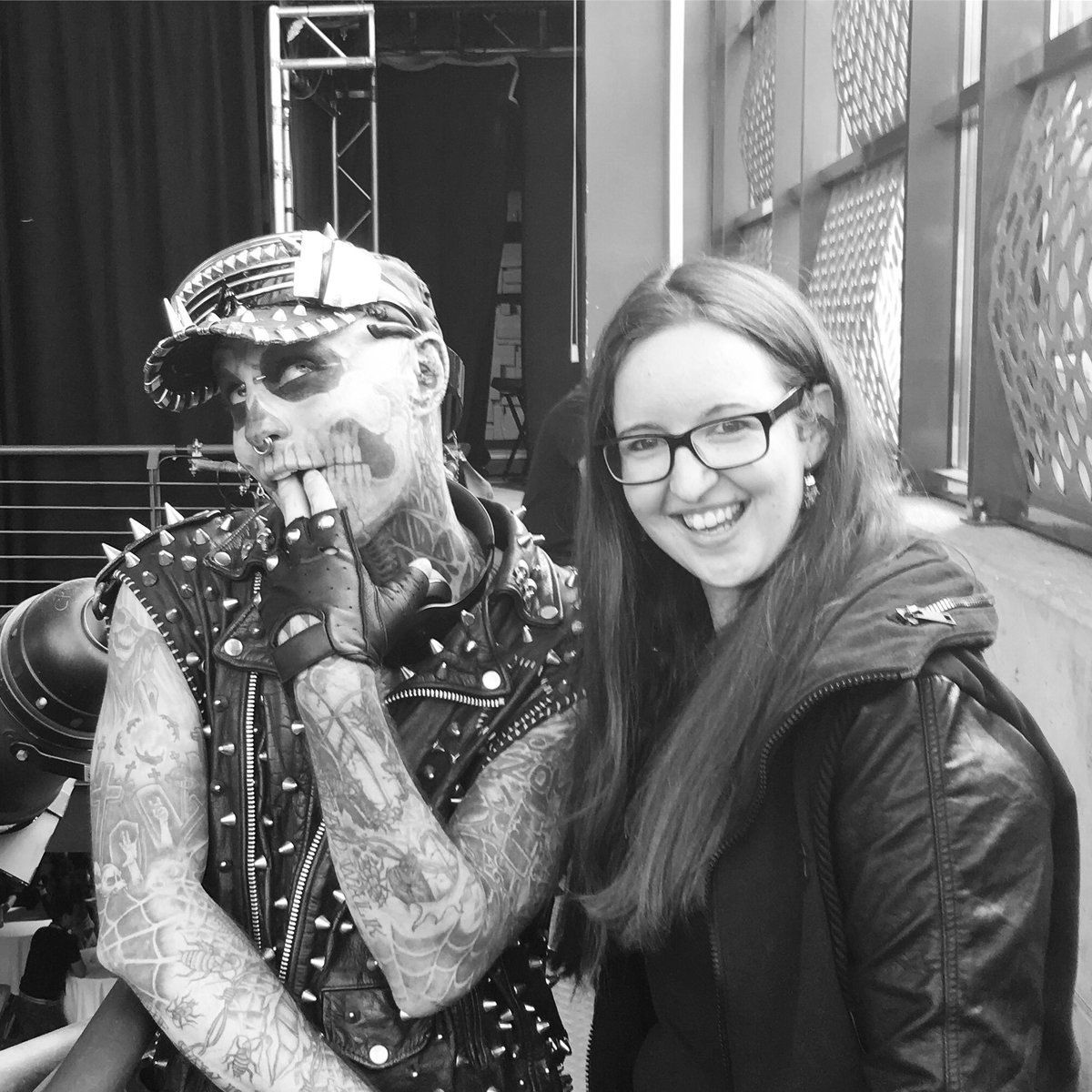 #ZombieBoy @TEDxKlagenfurt! A crazy & very cool guy.... :) #TEDx #Kärnten #TEDTalks #endlichmalwaslosinklagenfurt