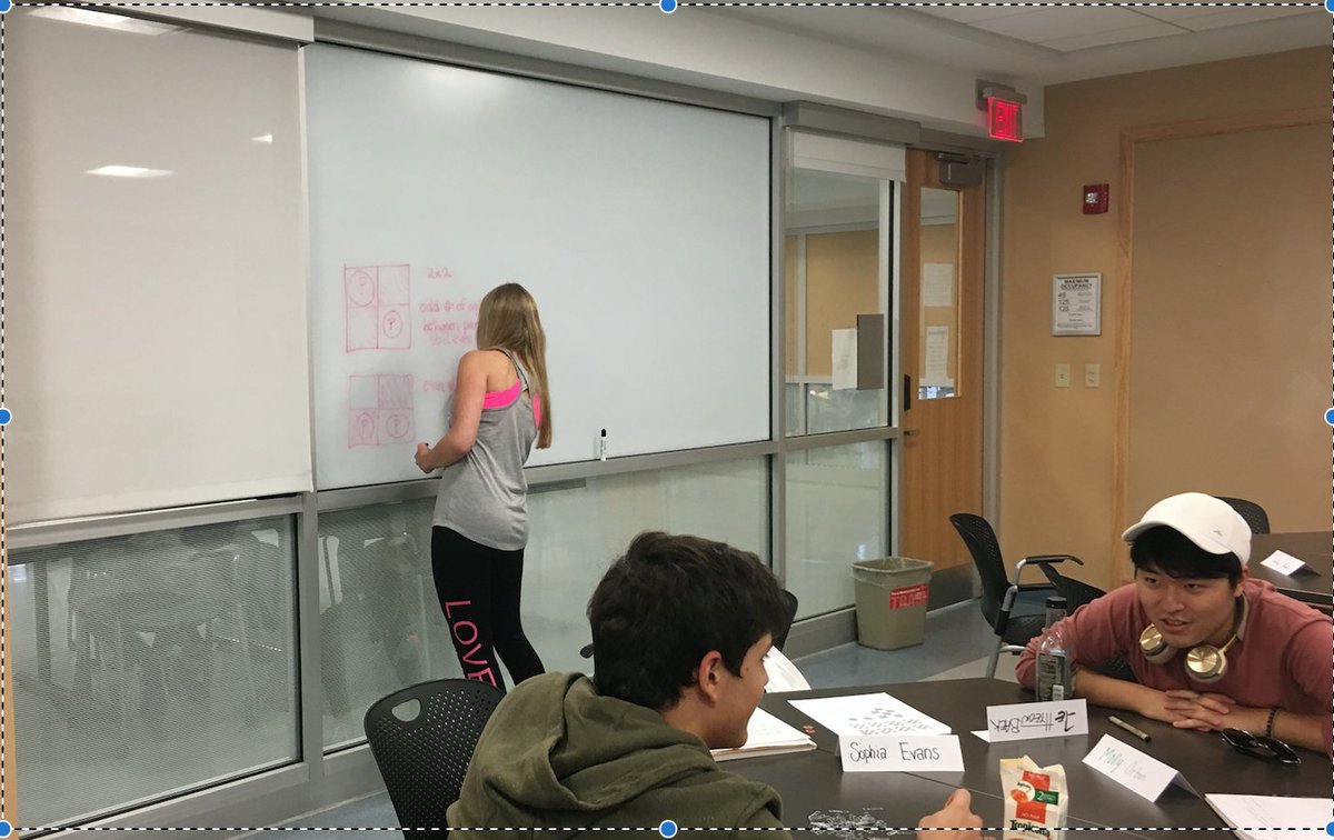 joboaler's tweet photo. All college math classes should look like this! @stevenstrogatz inquiry based maths class - coming soon to youcubed! https://t.co/c97pxSdRFj