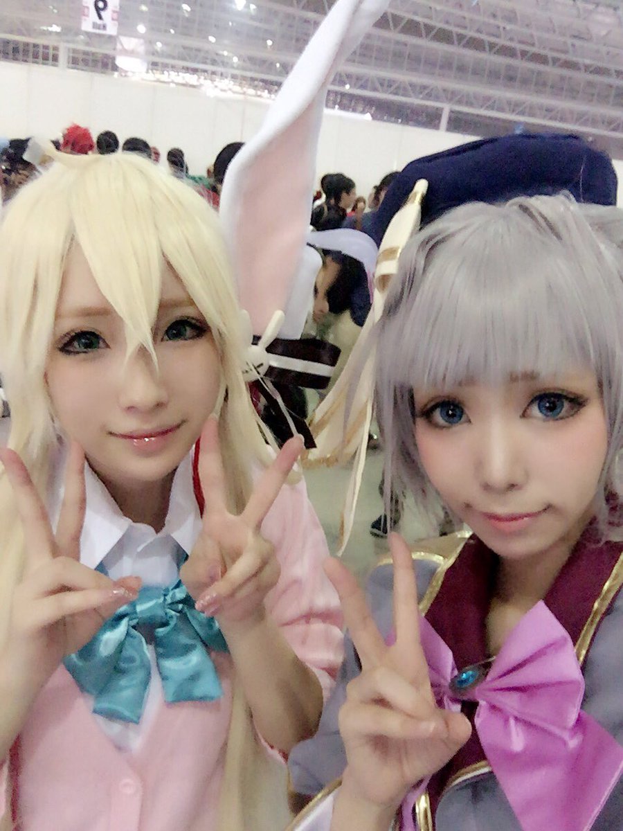 moka_615's tweet photo. TGCおそほー！
昨日あつさにたえ修行かよってぐらいうごかなかったらレイヤーさん1人もあえてないかなしみ😢
でもアフターではしゃいだしあとからたくろーさんもきたし楽しかった⭐️
#TGC2016 #白猫 #白猫プロジェクト https://t.co/Rz0R4lVje7