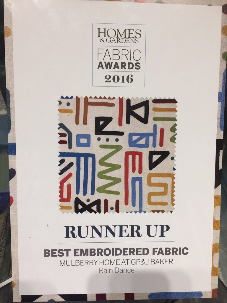 katesmithgpj's tweet image. Lots of well deserved awards @gpjbaker, runners up collection @Kravet #Focus16 #bestcollections