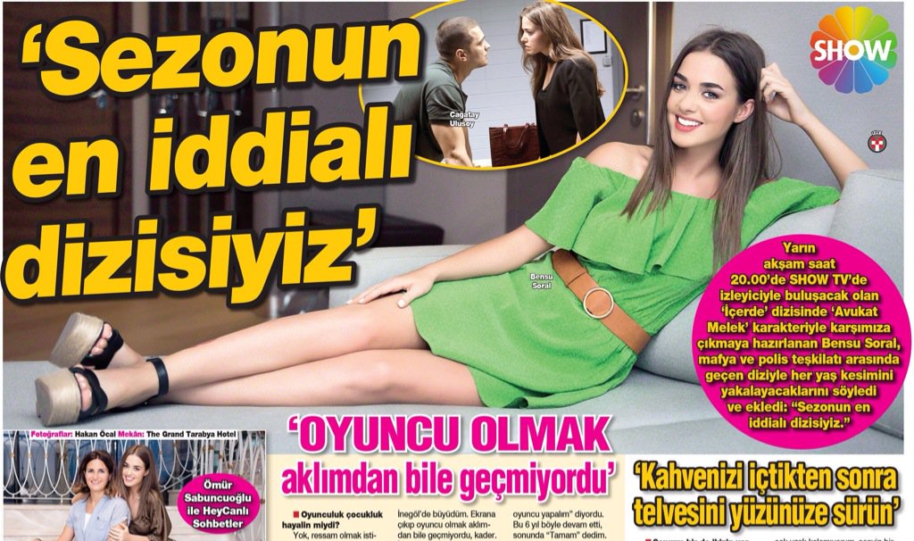 "Sezonun en iddialı dizisiyiz" 
Bensu Soral kendi hayatı ve #İçerde hakkında konuştu! #HTmagazin <a href="/Haberturk/">Habertürk</a>