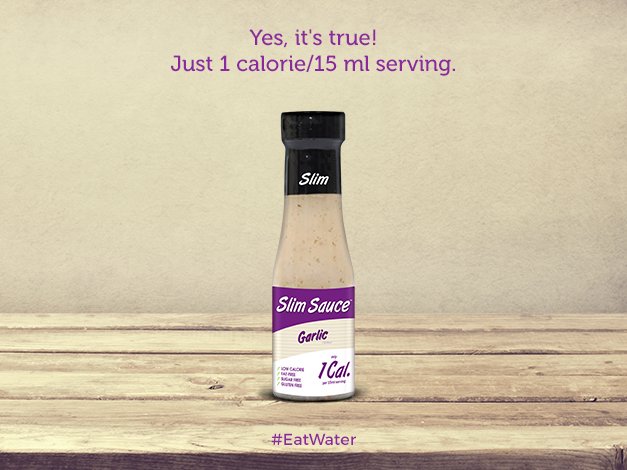 Eat_Water's tweet photo. 1/2 Have you checked out our exciting new range of #SlimSauces? Try our #SlimTable #GarlicSauce. https://t.co/bl9JCJiSQp