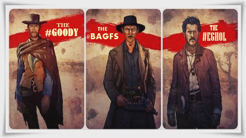 ibretweet's tweet photo. THE #GOODY, THE #BAGFS, & THE #EGHOL
#İyiKötüÇirkin #bistern
#GoodBadUgly #western https://t.co/pIR7vYjTQY