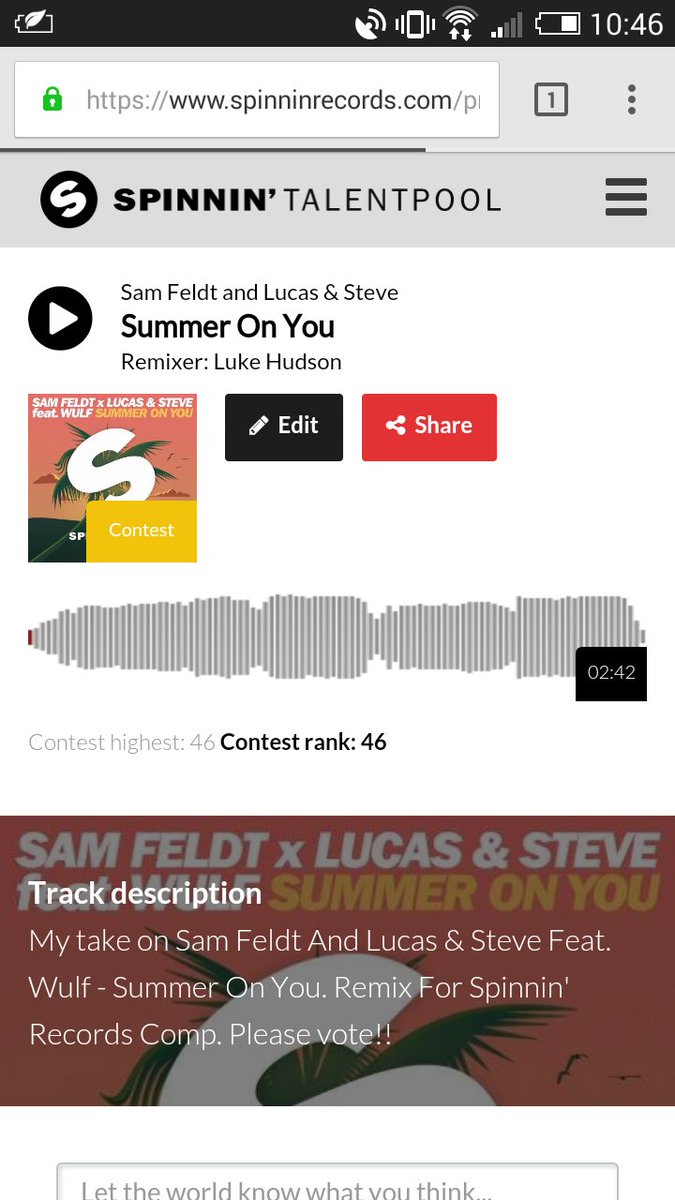LukeHudsonMusic's tweet photo. Still climbing! If you could vote for me it is appreciated. Rank 46! @SpinninRecords

https://t.co/Bk8ovz8JmK https://t.co/ht3INyBlzb