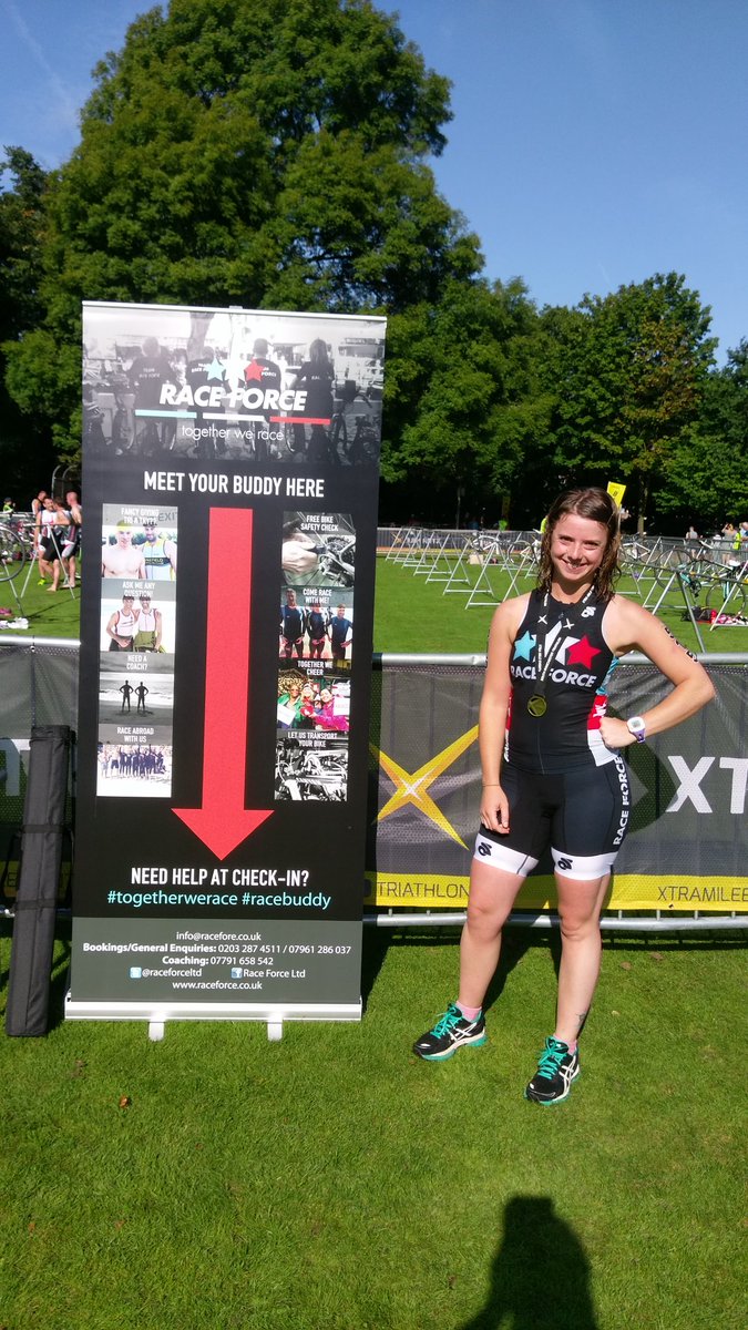 eskimo_amy's tweet photo. First tri successfully completed! Definitely need a road bike! Great event @RaceForceLtd @GreatTriathlons #racebuddy https://t.co/oMrkfjwFkV