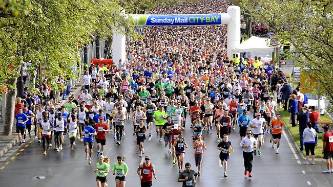 Good luck to all the participants in the Sunday Mail City-Bay Adelaide! The 12 km run is ready to go! #citybay16