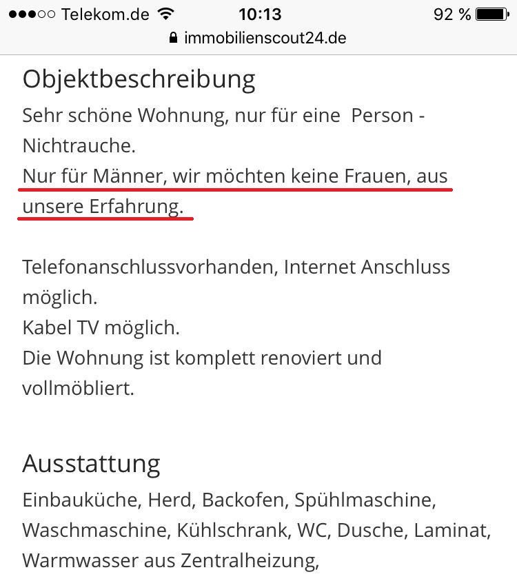 Knallhart :D

Mich persönlich würde ja jetzt mal die Vorgeschichte des Vermieters mit Frauen interessieren.