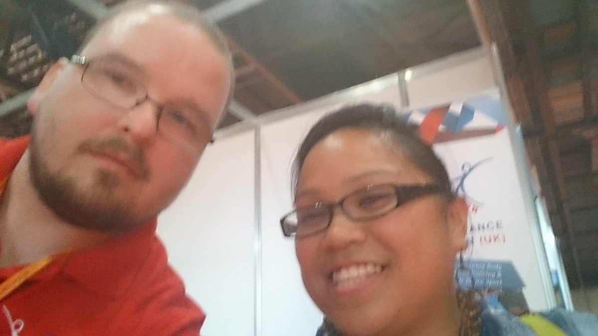 ParaDanceUK's tweet image. Look who we came to visit us Laura @xitsallgoodx come see the amazing performance at #MSLife2016 with Charlene Low