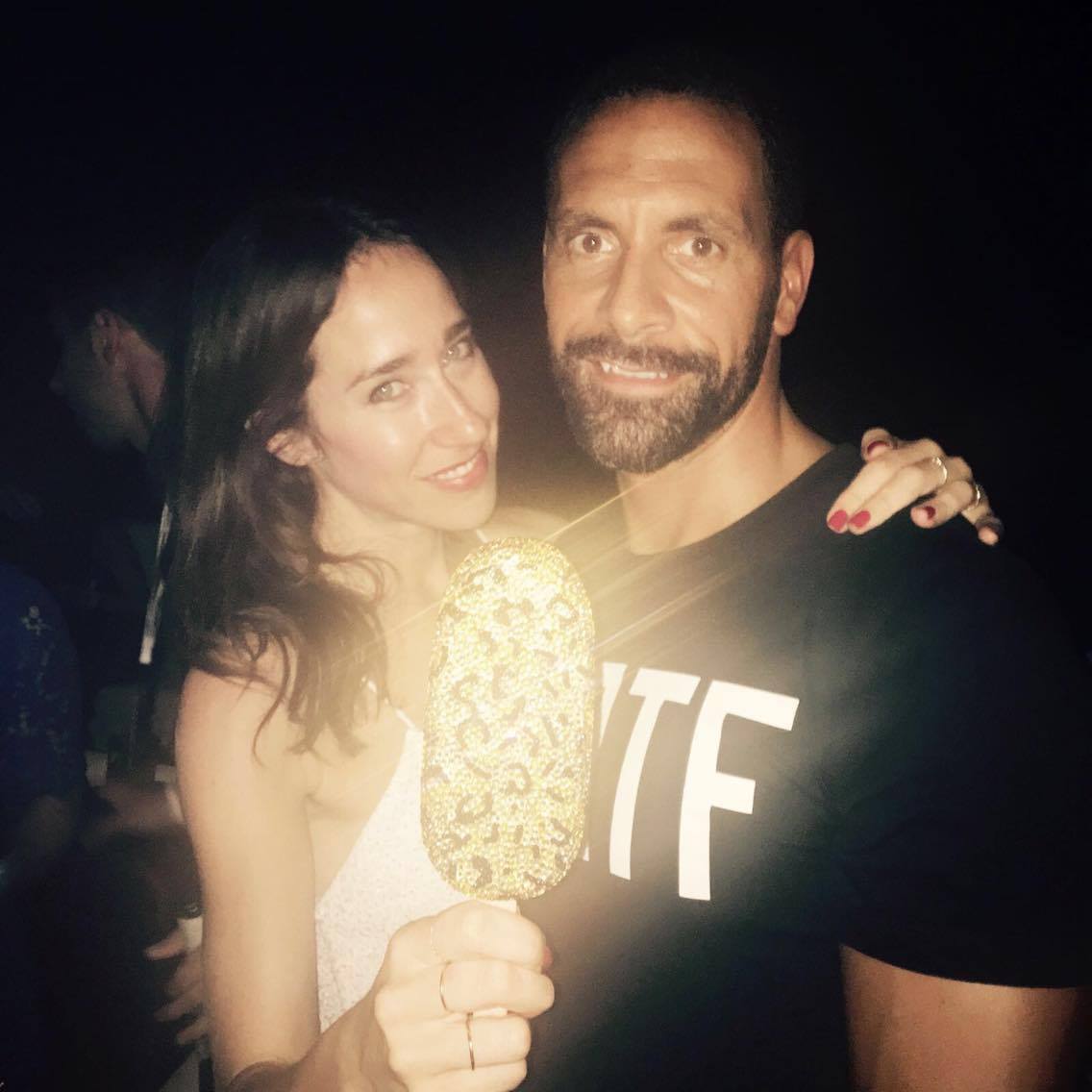 AmberLoungeLtd's tweet photo. World's most luxurious @Magnum ice-cream... a second before it melts in @rioferdy5's mouth j/k π #makemymagnum https://t.co/JCjTeZ5nd8