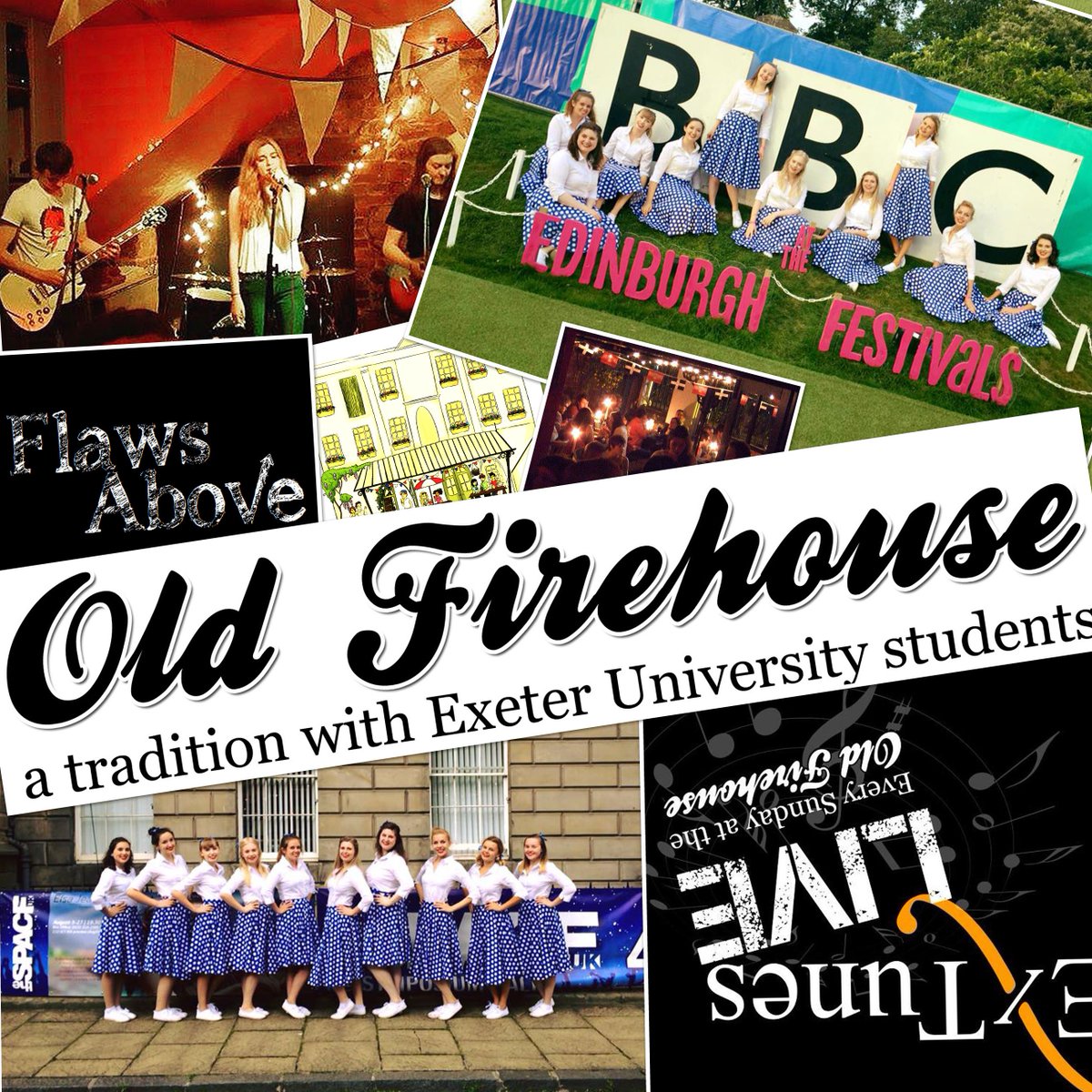 ExTunesLive's tweet photo. @ExeterFreshers week after party @exeterfirehouse - @The_Bluebelles, @CampusBands - Flaws Above @ExeposeMusic FREE! https://t.co/ciYlh63Kqf