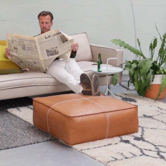 Een relaxte plek! #loods5 #home @loods5design #design #interior #leather #cognac bit.ly/2cvTXhI