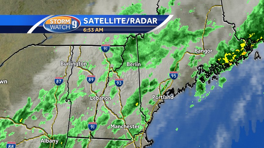 WMUR News 9 Weather on Twitter: "Tracking showers on @WMUR9 right now ...
