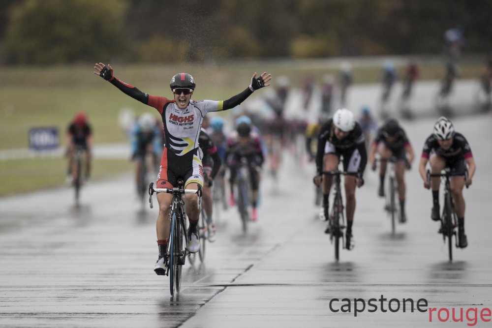 Stage 4 Winner <a href="/RebeccaWiasak/">Rebecca Wiasak</a> <a href="/NatCapTour/">Nat Cap Tour</a> @Subaru_NRS #NCT16 #NRS16 <a href="/stromloforest/">Stromlo Forest Park</a>