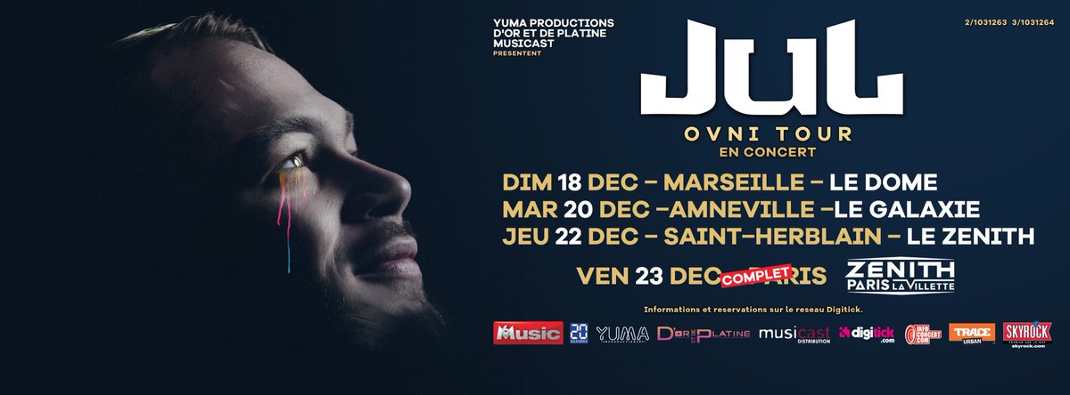 jul's tweet photo. Paris est déjà COMPLET !! 
Marseille : https://t.co/NOkkve0XL4
Amneville : https://t.co/GJHdeOP256 https://t.co/zSZTmORAmK