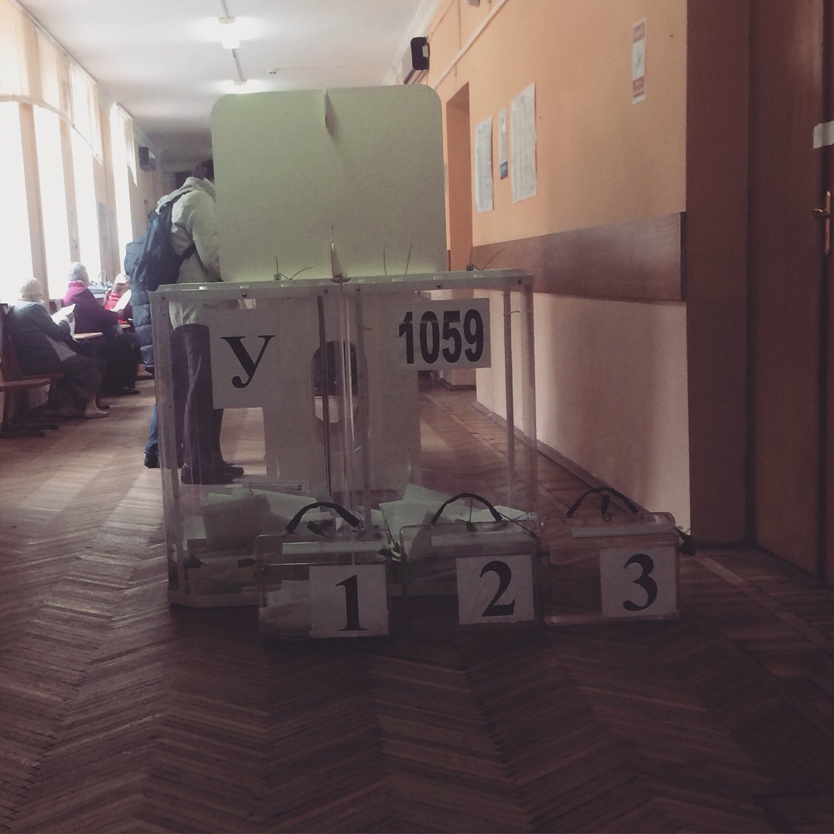Наблюдается затишье на участке. Видимо кто хотел проголосовать,сделали это в первой половине дня. #выборыМосква2016