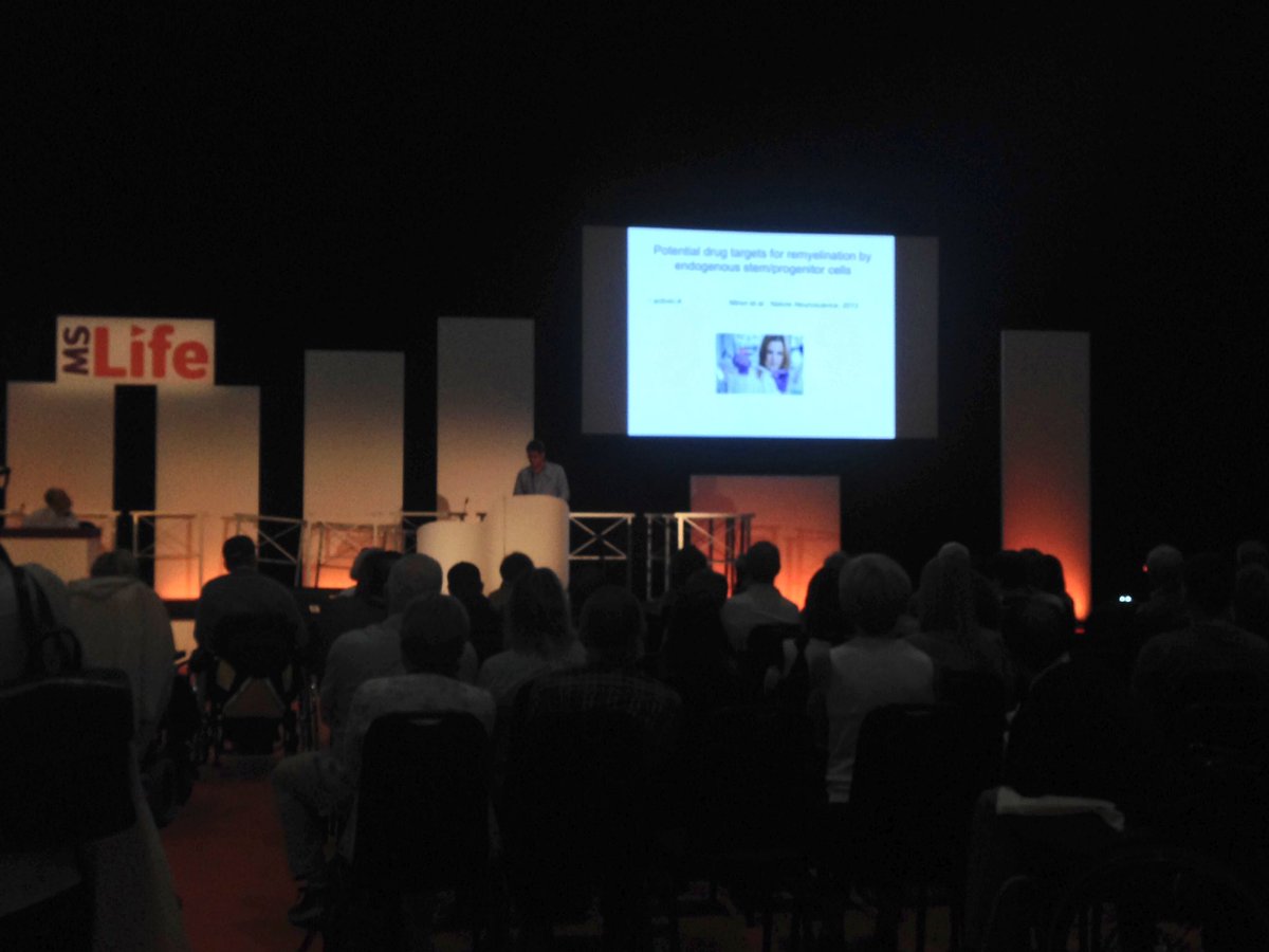 AllyDillenburg's tweet image. Robin Franklin introducing some of our work on Activin-A @ myelin repair session #MSLife2016 @MironLab @mssocietyuk