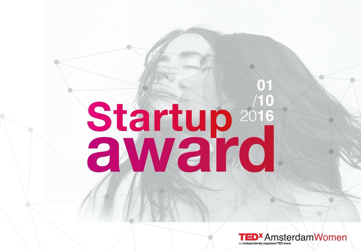 TEDxAmsWomen's tweet photo. More awesome pitchers #TEDxAmsWomen #StartupAward: @SonoVR, Trashique by Joyce Lemmens,  @Growika and @FRAEMd https://t.co/x0WyUSvclM
