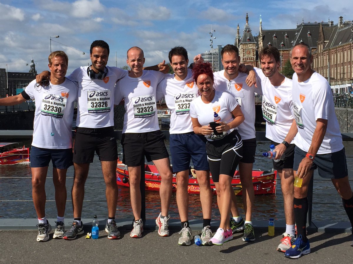 tomisprins's tweet photo. Team Smith &amp; Nephew is er klaar voor #DTD16 https://t.co/ABhOFJ8smV