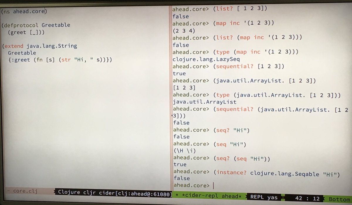 kevin_noonan's tweet image. Counter-intuitive Clojure, from a lightning talk for @clojureireland by Don Ryan (7th Sept 2016)