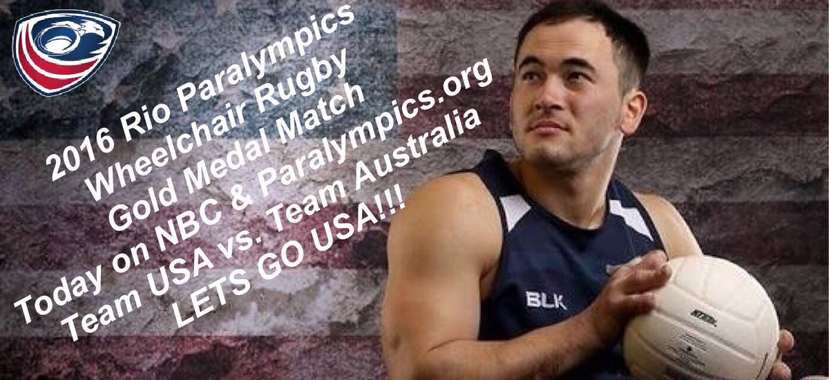 JamesGumbert's tweet photo. Time to work! @USParalympics @Paralympics @LakeshoreFound @USARugby @NBCOlympics @espn #winthegames https://t.co/F5Zkc1AUGe