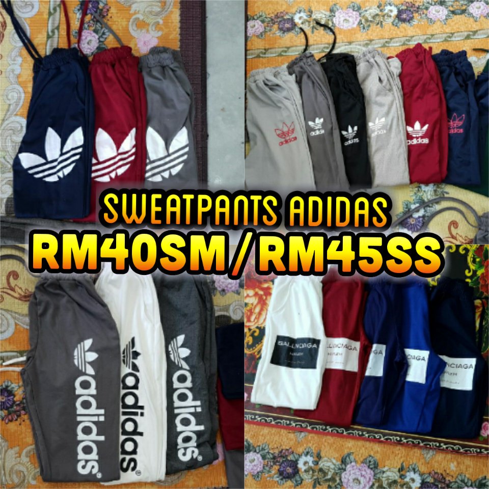 SWEATPANTS ADIDAS 
RM40sm/RM45ss
FREE SIZE FIT L 
WS 0196061713 😍 <a href="/KLtweetniaga/">Tweetniaga</a> <a href="/RTNiaga/">RTNiaga Anda</a> <a href="/twt_kecantikan/">twtkecantikan</a>