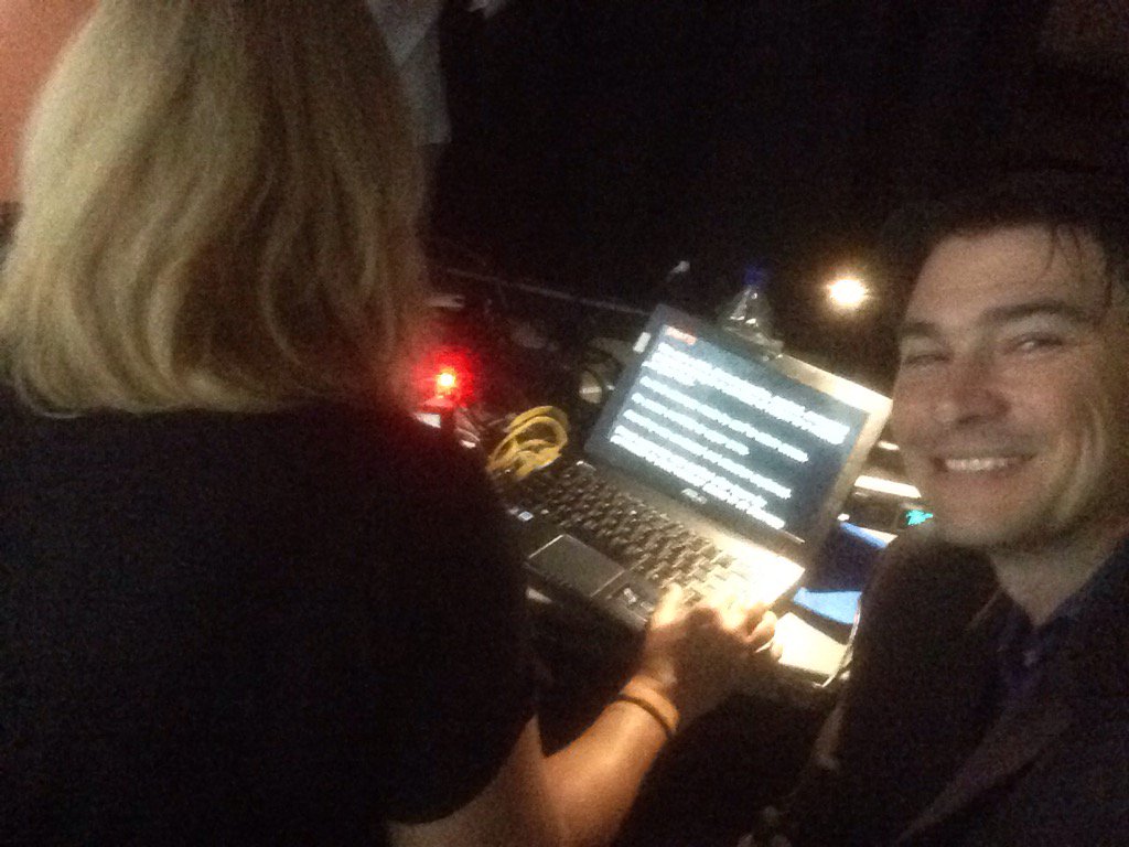 OstroffMatthew's tweet photo. Working with the amazing crew led by Meghan Schofield... This is June the coolest TelePrompter goddess! https://t.co/KUmW3nP5ws