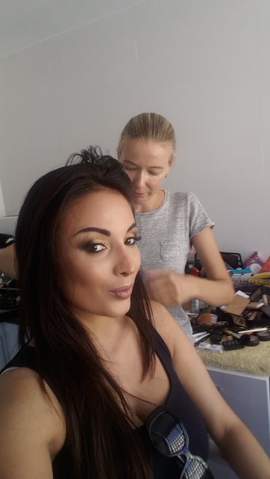 On the make-up chair for @JacquieMichelX3 in Spain https://t.co/tIlhNyggHI