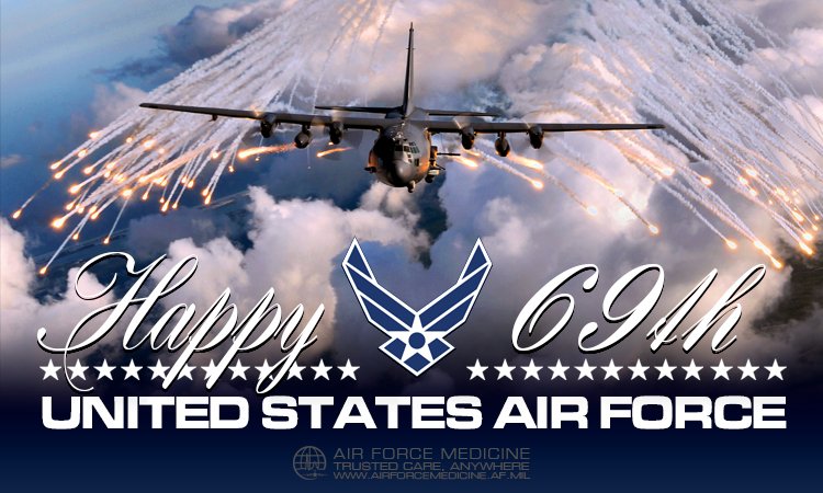 USAFMedicine's tweet image. Happy Birthday, @USairforce. We're proud to be part of the team making sure our Airmen are #FitToFight. #AFBirthday