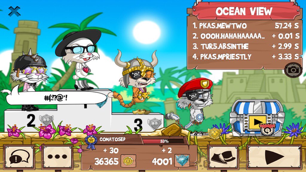 mewraFR2's tweet photo. So close lol #funrun2 #HAHAHAAAAAAARIP #absinthe #MPriestly https://t.co/eioWiWqvc9