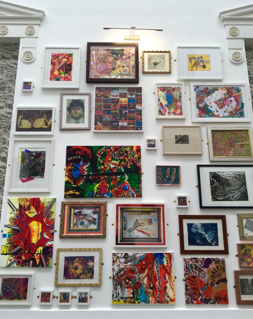 JuliaChoudhury's tweet image. Amazing display of art by #chilakumariburman on display at @GraceBelgravia