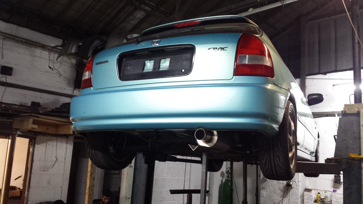MidDevelopments's tweet image. Just finished another turbo back system on an ej9 d16y8 turbo #boost #civicturbo