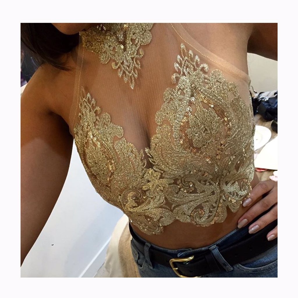 NudeLaceStyle's tweet photo. Our stunning FAME HUNGRY halter top! Order now at https://t.co/aOsJjVGCrf https://t.co/C1NHhBzDEa