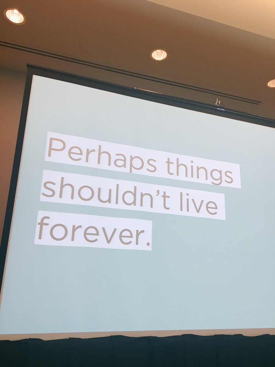 leestorrow's tweet photo. Perhaps things shouldn't live forever. #USCASMF16 https://t.co/slK5ewZikD