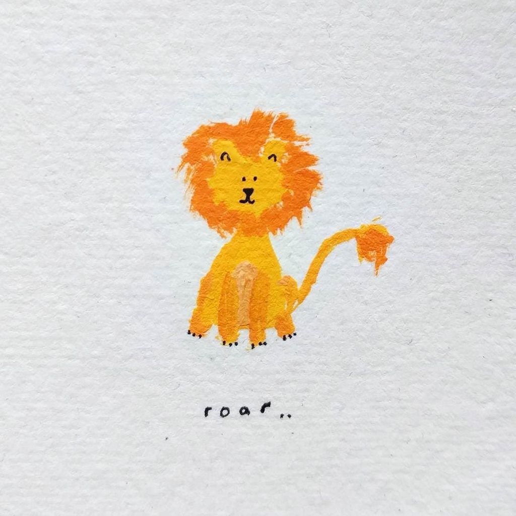 squigglers's tweet photo. 🦁 #illustration #squigglers #illustrator #drawing #painting #acrylic #sunday #lion #cartoo… https://t.co/hGhwgZRgvU https://t.co/F9EZoO1tVf