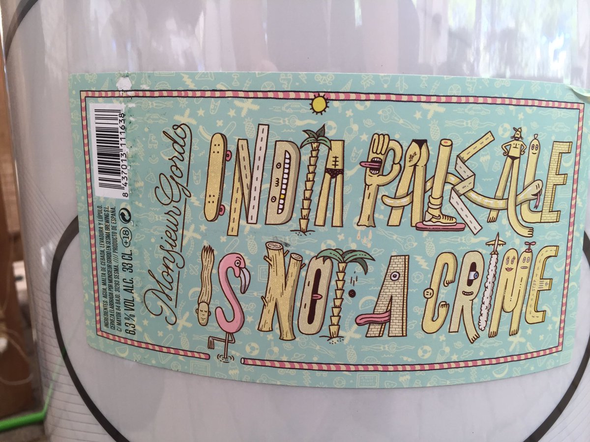 Talabeerfest's tweet photo. En el 3 entra..... @monsieurgordo con ipa Is not a crime. #talabeer https://t.co/FZkvqXLZrk
