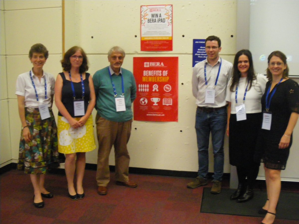ElpisPavlidou's tweet photo. #PERC group on #educational #interventions symposium #BERA2016 @ccrane74 @KathrynAsbury1 @ChrisKyriacou31 #Leeds https://t.co/JODtnOZGDp