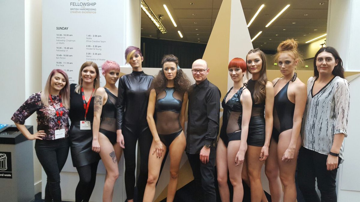 MartinQuenault's tweet photo. Great morning in Manchester working on stage #khhair #fellowshiphair #khartteam #SalonNorth https://t.co/0FxGJcFxey