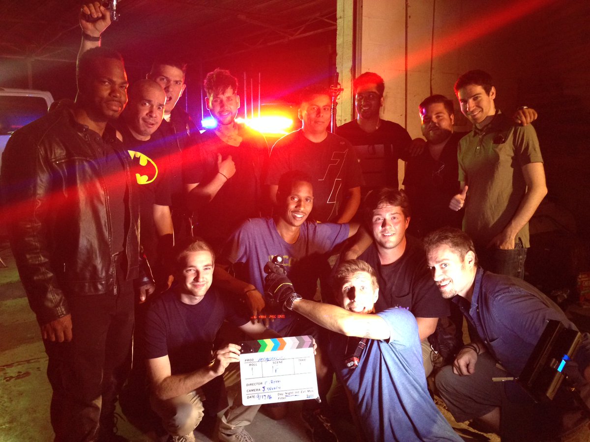 MichaelMatteoRo's tweet photo. What a night filming @vengeancetvshow Such an amazing experience and this is just the beginning! #series #superhero https://t.co/XHgbJxoNhp