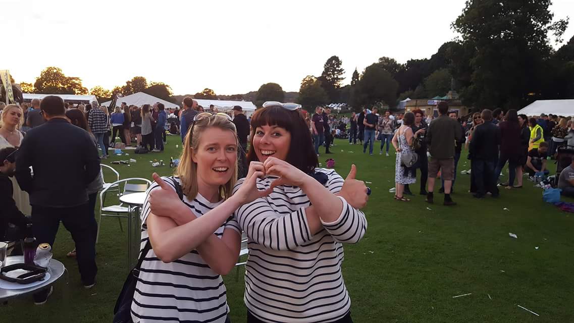 PlanetClaire's tweet photo. Can't stop sharing the stripey Bradford love #lovebradford @SaltaireFest #SaltFest16 https://t.co/dYkVg5kc6r