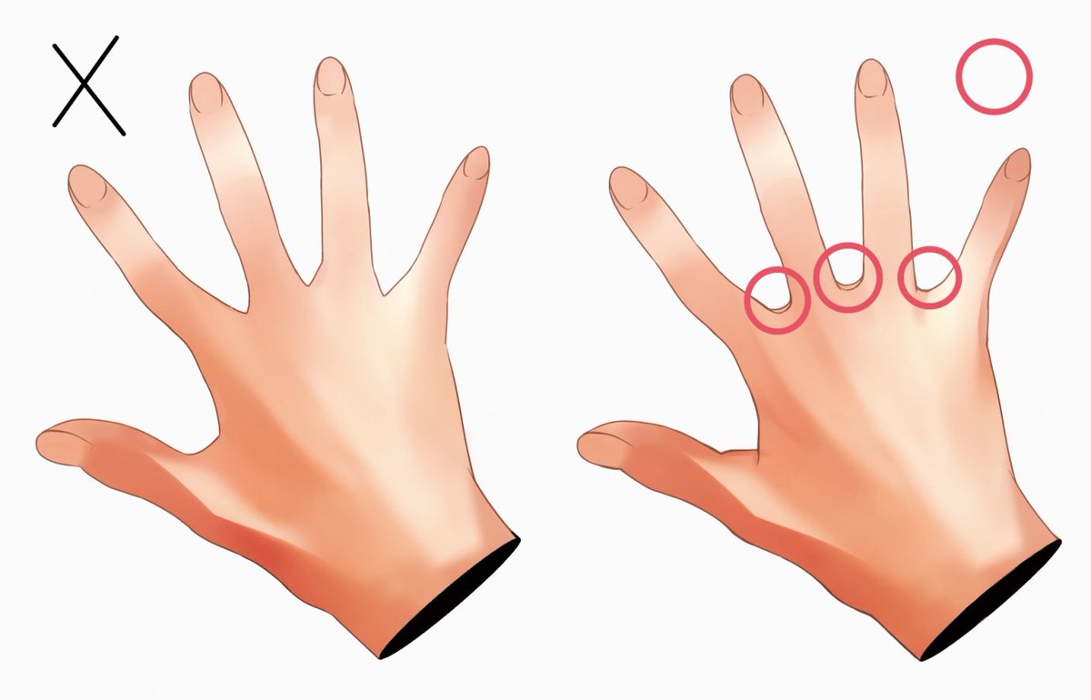 抹茶龍匡 個人的メモ 指の間には僅かな 水かき が存在している 特に手をアップで描く 手を広げるときに描いたほうが良いらしく よく噂でピアニストのような 指をよく動かす人は手術でこの部分を取るという話があるが 実際にはそんなことはしないとか