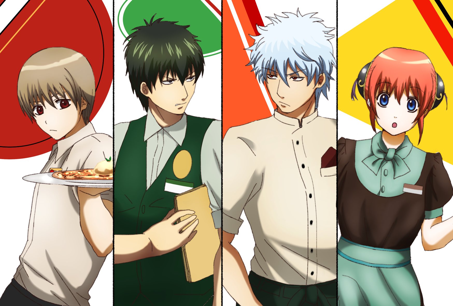 仲村しんご Twitterissa 大手ファミレスチェーン店の ユニフォームを勝手に着せてみた 神楽に着せた某ファミレス店の制服の可愛さはずば抜けてる T Co Mfd3hqhj2n Twitter