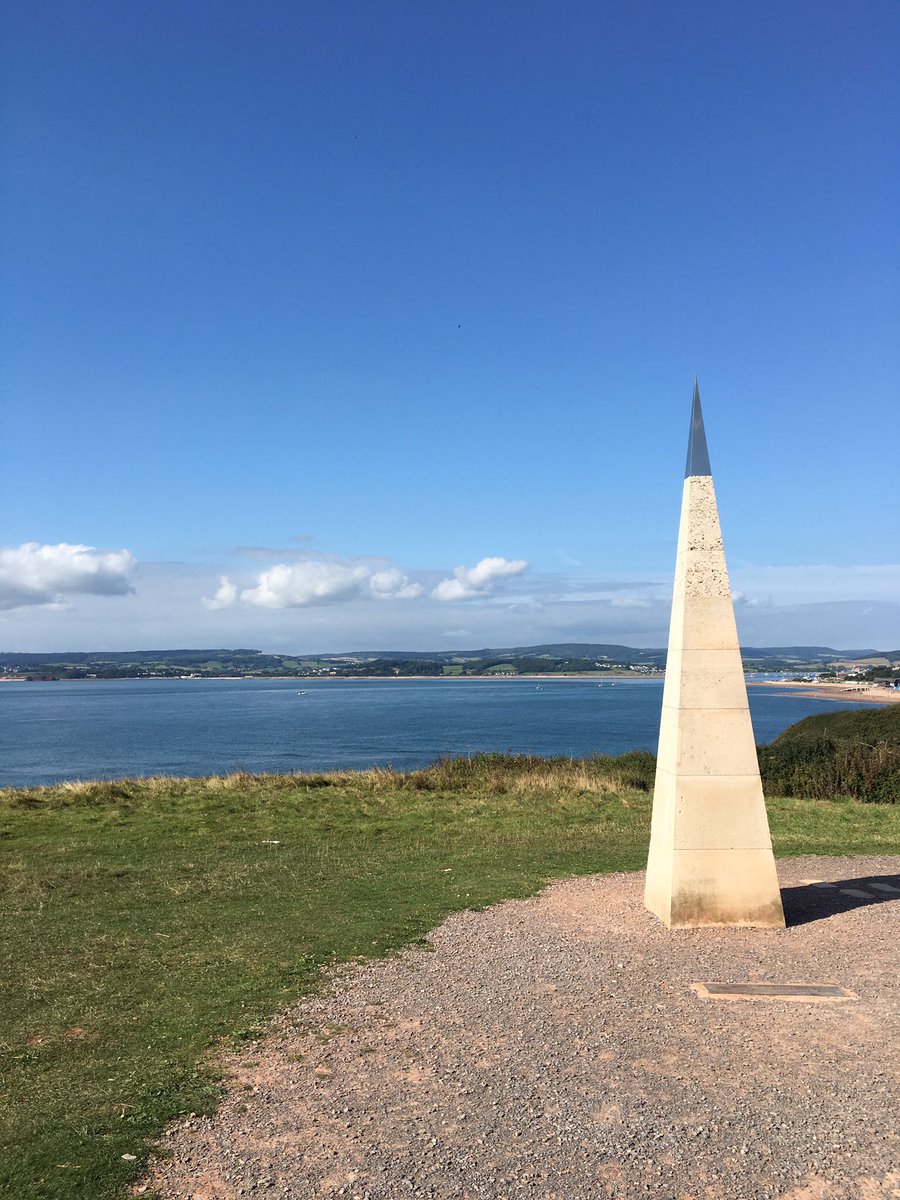 Lovely morning at the Geoneedle, Orcombe Point #orcombepoint #exmouth