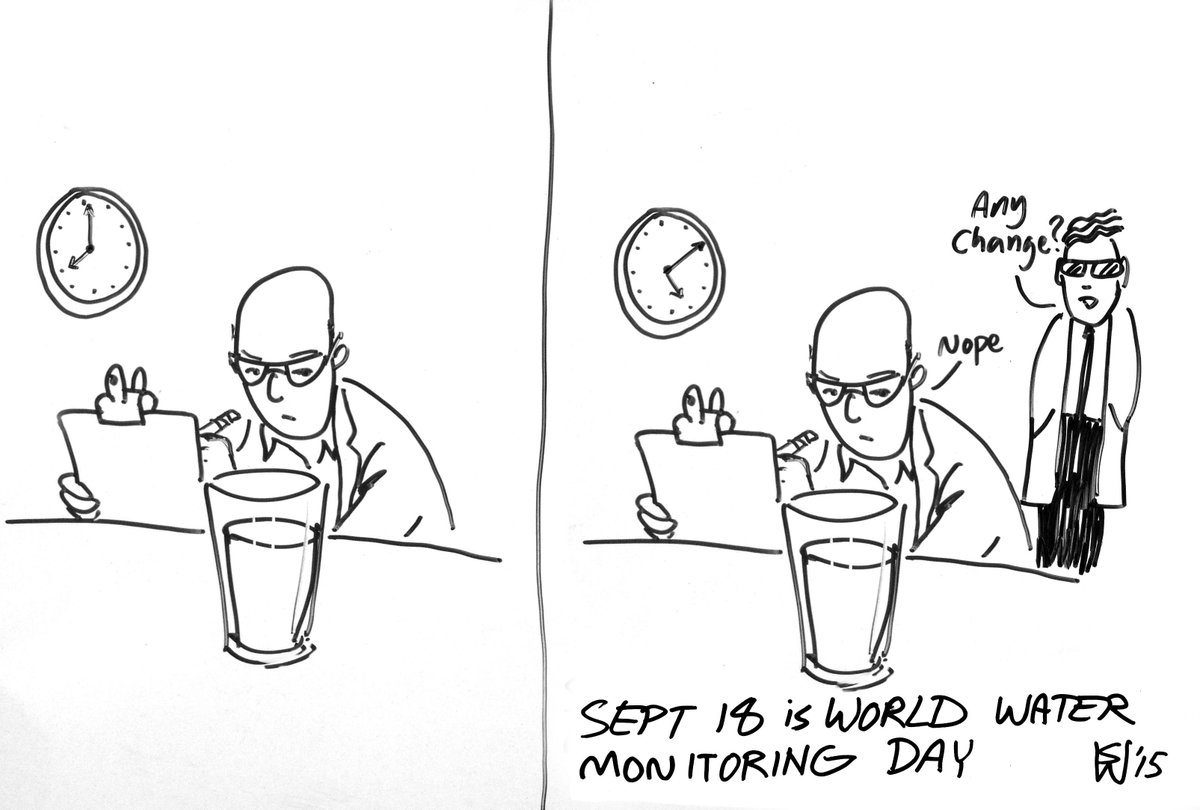 SteveArtist2D3D's tweet photo. Today is world water monitoring day #WorldWaterMonitoringDay so here's a whiteboard cartoon to celebrate https://t.co/jUfM9hblly